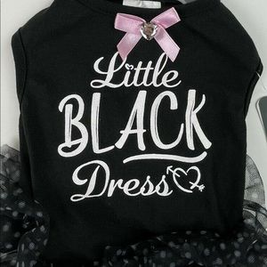 Little Black Dress for dog with tutu by Simply Wag